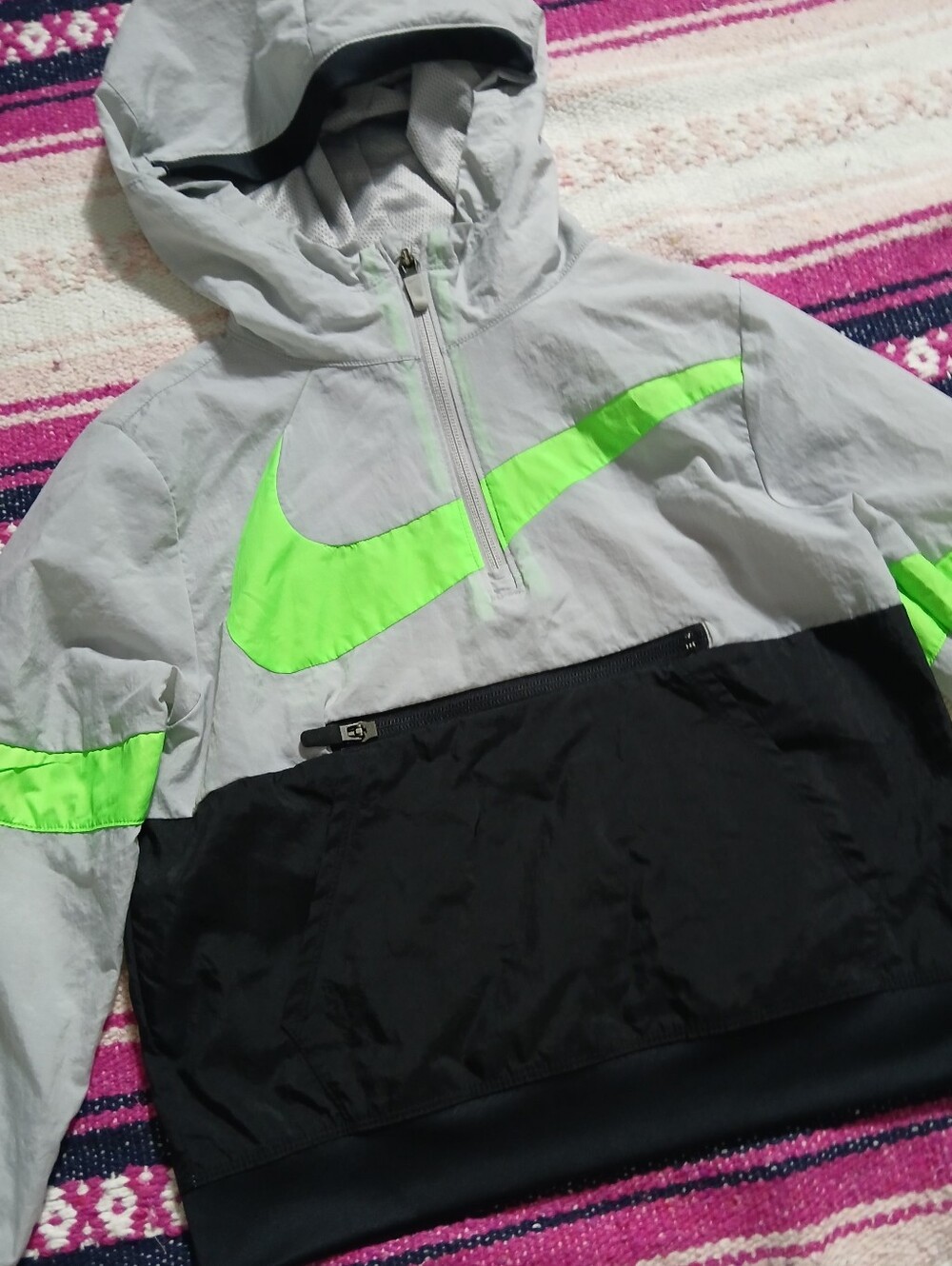 Nike Crossover Basketball Boys Hooded 1/4 Zip Jacket XS